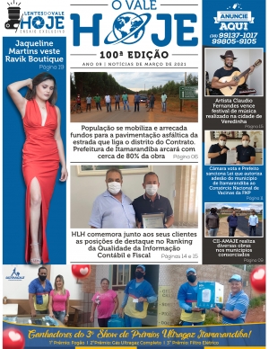 Jaqueline Martins é a capa do Jornal O Vale Hoje e veste Ravik Boutique